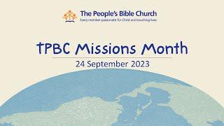 TPBC Worship Service (24 September 2023)