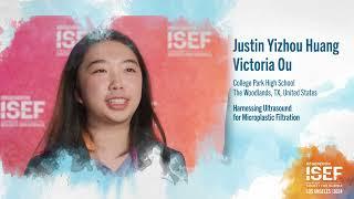 Meet Justin Huang & Victoria Ou, winners of the Gordon E. Moore Award (Regeneron ISEF 2024)