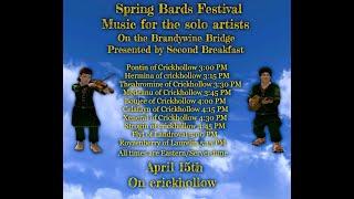 Spring Bards Festival, hosted by Pontin, 15 April 2023