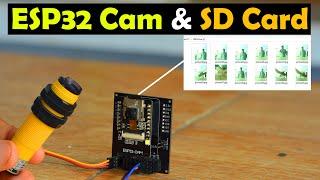 ESP32 Cam save Image to SD Card, IR Sensor with ESP32 Cam