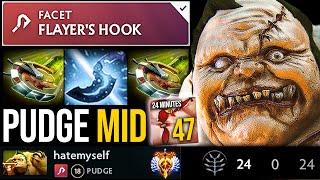  24 Minutes = 47 Flesh Heap! | Pudge vs Arc Warden Mid | Pudge Official