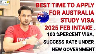 BEST TIME TO APPLY FOR AUSTRALIA STUDY VISA 2025 FEB INTAKE