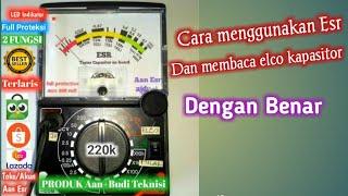 how to assemble an analog esr meter