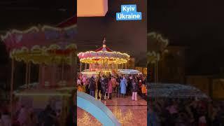 Christmas tree is old in Kiev Ukraine.  Come soon.