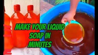 How to Make Multipurpose Liquid Soap at Home