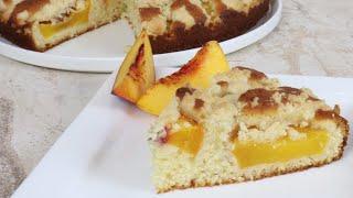 Peach Crumb Cake | peach streusel cake recipe