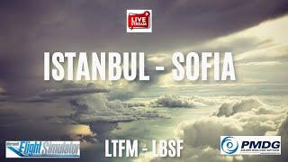 Istanbul - Sofia | Turkish THY37LM | MSFS2020 | VATSIM | PMDG739=900ER | FIXED