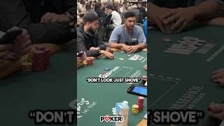 Blind shove and wake up with ACES?!? ️