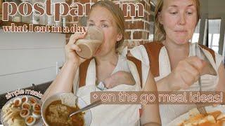 What I eat in a Day// Postpartum Mama