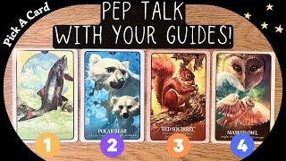 Pep Talk With Your Guides! ️Pick a card⎜Timeless Reading