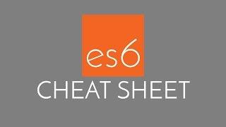 Javascript ES6 Cheatsheet - the best of JS ES6