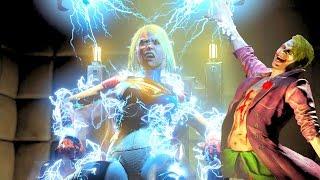 Injustice 2 All Super Moves on Supergirl (No HUD) 4K UHD 2160p