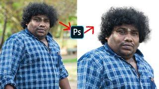 How to Cut Out Hair in photoshop tutorial