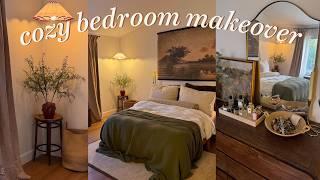 BEDROOM MAKEOVER️decorating my cozy room in the new house!