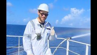 Vetting Inspection on Deck, Oil Tanker