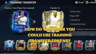 How to use training transfer tokens in FIFA mobile | FIFA mobile 2023
