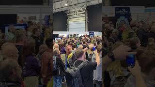 Steve Backshall talking to a packed crowd at the GO Diving Show 2025 #stevebackshall #godivingshow