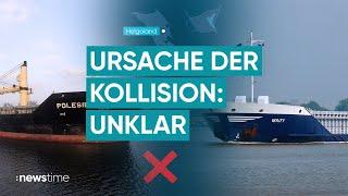 Frachter-Kollision in der Nordsee: Ein Toter und vier Vermisste