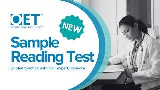 OET Reading Sample Test 4 - Guided Practice