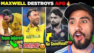 Inhe kyu TODA? : MAXWELL Double Century - 201 runs  | Afghanistan vs Australia