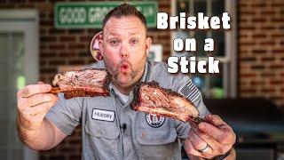 Huge Beef Ribs on Blackstone Pellet Grill Combo