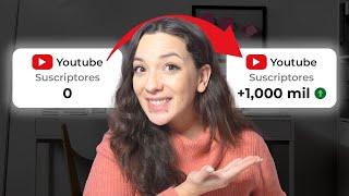 Cómo Conseguir tus primeros 1000 Suscriptores en YouTube en 2024