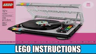 LEGO Instructions - Miscellaneous - 40699 - Retro Record Player