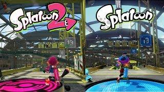 Splatoon 2 VS Splatoon 1 Walleye Warehouse Comparison