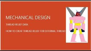 Thread Undercut External! Machine design! Thread relief