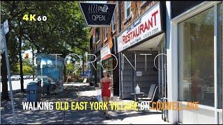 Toronto Old East York Village Walk -Discovering Coxwell Ave's "Small Town" Strip & Also Pape Village