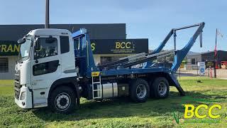 Border Crane Consultants - Sims Metal Albury Hyvalift Skip Loader Build 2021