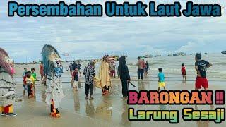 Aksi Barongan Galak!! Main Barongan di Pantai Utara - WONG WORO