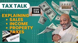 Tax Talk: Explaining Sales, Income, and Property Taxes