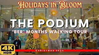 The PODIUM Mall ‘Ber’ Months Walking Tour | Philippines Christmas 4K HDR