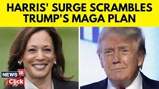 Kamala Harris Leads Trump By 5 Points In Latest Poll Survey | US Presidential Elections 2024 | N18G