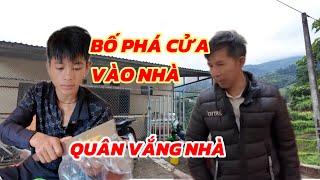  NÓNG.TRONG THỜI GIAN QUÂN BỎ ĐI THÀNH PHỐ.NGƯỜI BỐ PHÁ CỬA ĐỂ VÀO NHÀ VÀ LÝ DO TRỞ VỀ CỦA NGƯỜI BỐ