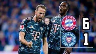 Holstein Kiel 1-6 Bayern Munich.Kane hat-trick keeps visitors perfect