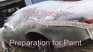 Rust Repairs on my Jaguar XKR - Body Preparation