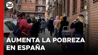 Aumenta la pobreza y el número de personas que viven en la calle en España