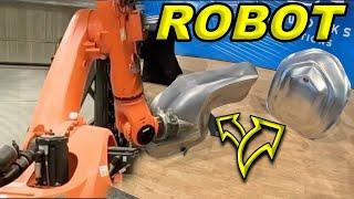 This ROBOT Can MAKE SHEET METAL BODY PANELS In Minutes out of ANY MATERIAL! SEMA 2024