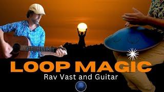 Captivating Rav Vast and Guitar Performance | Loop Pedal Jam Session | G Pygmy Rav Drum