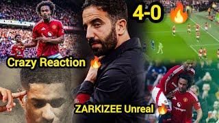 Unbelievable Rashford & Joshua Zarkizee Unreal!! CRAZY REACTION || Man United 4-0 Everton