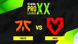 fnatic проти MOUZ | ESL Pro League Season 20