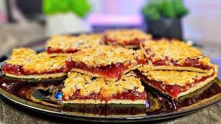 CRISPY Strawberry PieNo Jam!Berry filling - strawberry delight