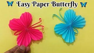 How To Make Paper Butterfly Easy | Butterfly Making With Paper | DIY Origami Paper Butterfly 