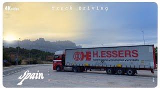 4K | POV TRUCK DRIVING | NEW MAN TGX 470.18 | SPAIN 