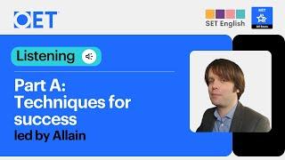 Live class with SET English: OET Listening Part A - Techniques for Success