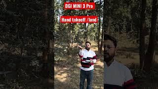 DGI MINI 3 Pro Hand takeoff landing #dgi #drone #dronefootage #dronevideo #dronephotography #shorts