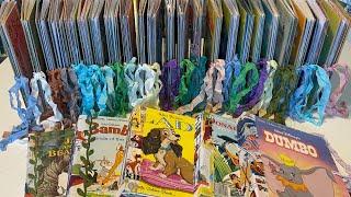 HUGE little golden book junk journal collection // flip through