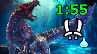 Ebony Odogaron Dual Blades Solo 1'55'' | MHW Iceborne